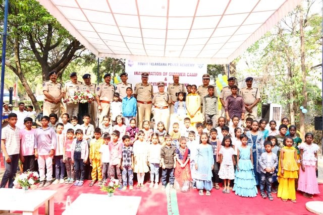 Inauguration of Summer Camp & Felicitation Ceremony at RBVRR Telangana Police Academy in honour of Shri B. Shivadhar Reddy, IPS, Director General of Police, Telangana, and Shri G. Sudheer Babu, IPS, CP, Future City, on the occasion of their retirement